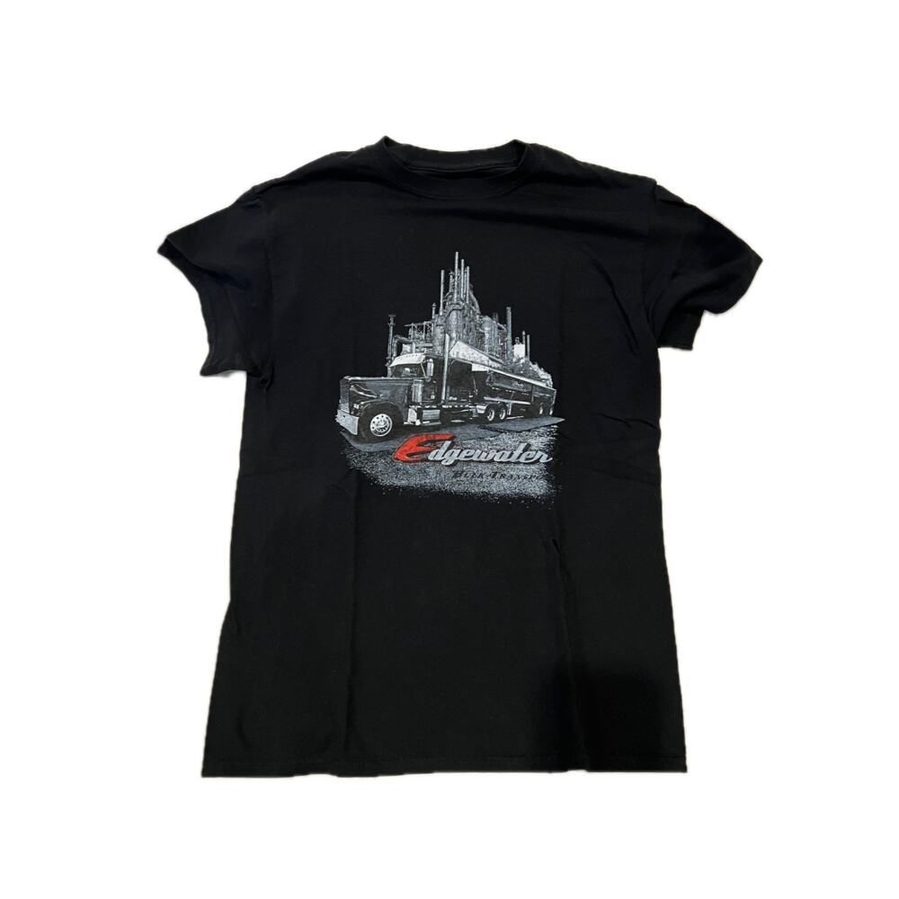 Edgewater Trucking Black T-Shirt Mens M